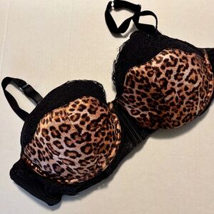Bra 44C Leopard print underwire